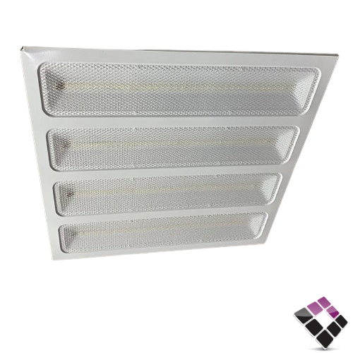 بلاطة نجف LED ديكور سقف مستعار بنل HIGH STARS صيني 4 شرائح 60×60 اضاءة ابيض 120W