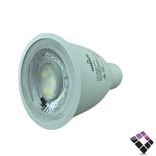 لمبة LED سبوت برم GU10 ضاءة SMD كريمي 4000K هاينزو HAINZO مقاس 12W