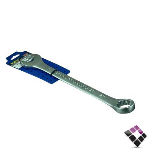 مفتاح مشترك عادي + مختوم كروم ستونيك STONEC مقاس 27 ملم رقم 258-33