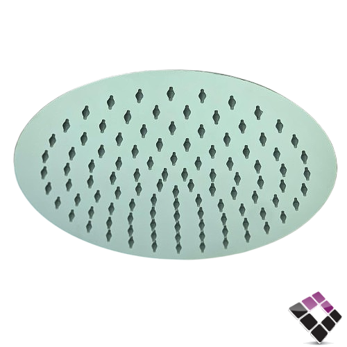 طاسة دش مطري كوالتي QUALITY صيني مدورة استل SUS304 مطلي كروم + فتحات ربل 25×25