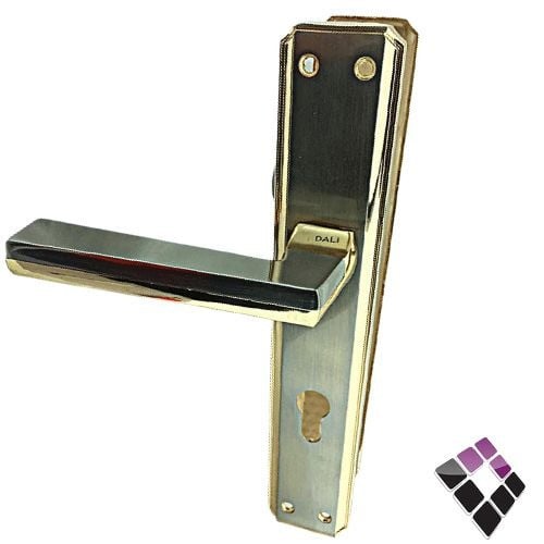 يد كالون DALI صيني ثقيل زنك ثابت + متحرك يمين ذهبي + فضي لماع R لون رقم 961D-R-SN/GP