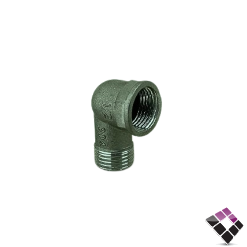 كوع ذكر كروم ثقيل K&K الماني 1/2 * "1/2