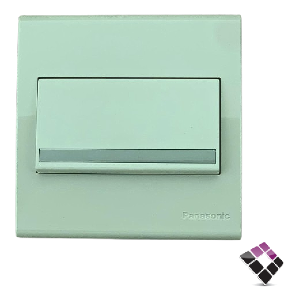 مفتاح مفرد أبيض عريض باناسونيك Pansonic (الضمان لدى الوكيل بعد فحصها )