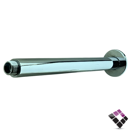 ماسورة ذراع طاسة خلاط دش دفن مخفي سقفي كروم مدورة 30 سم MODERN الماني رقم P1003-R