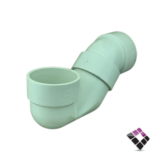 كوع ريحة أبيض UPVC بلاستيك شانيل سعودي ضغط 40 مقاس 2"