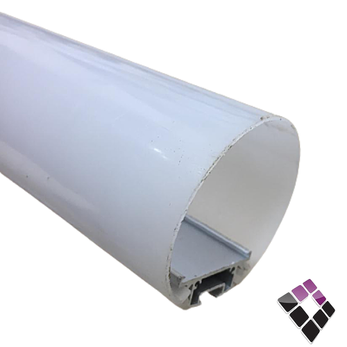 بروفايل استرب لي زينة المنيوم أسطواني لطش ظاهر STRIP FIXTURE سايكو SYCO  طول 3 متر رقم SY-11