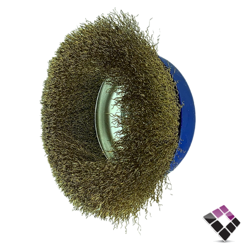 صنفرة فرشة شعر نحاس موديل كوب ستونيك STONEC صيني مقاس 5"رقم 33184B