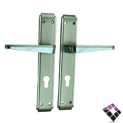 يد كالون زنك ثقيل سكاب SKAB صيني متحرك طويل لون فضي رقم 8010561SN/CP