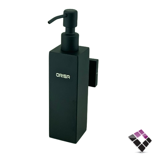 صبانة صابون سائل ضغط  فوق مربع أستيل لون أسود ORISA صيني رقم 60220