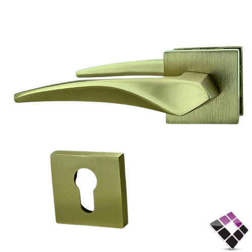 يد كالون المنيوم سكاب SKAB صيني متحرك مفصول لون ذهبي مطفي رقم A2046M-SB