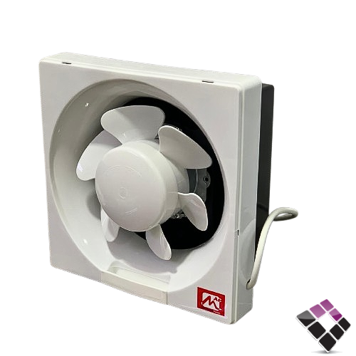 مروحة شفط جداري ماك MAC بلاستيك مربعة ماطور نحاس 25W مقاس 6"* 20×20