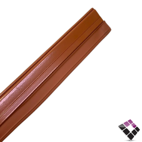 مانعة غبار للباب ربل ثقيل المنيوم ربيتال 120 سم لون بني