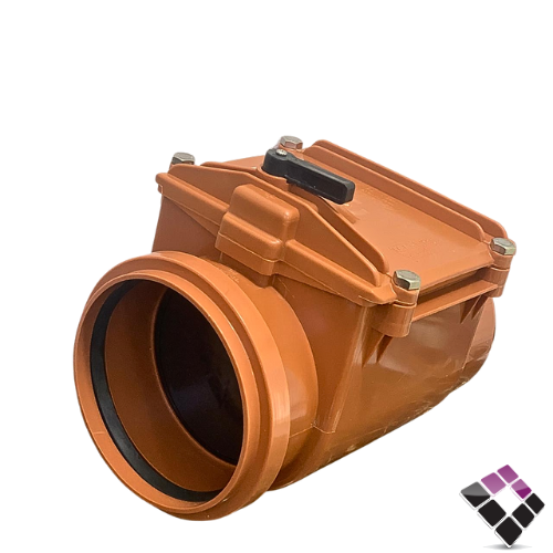 رداد بلاستيك نائم باب بلاستيك REDI إيطالي أحمر بمحبس 6"