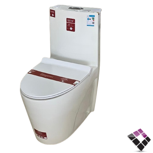 كرسي افرنجي ارضي VITTA صيني لون أبيض بيضاوي مقاس 25CM رقم 03