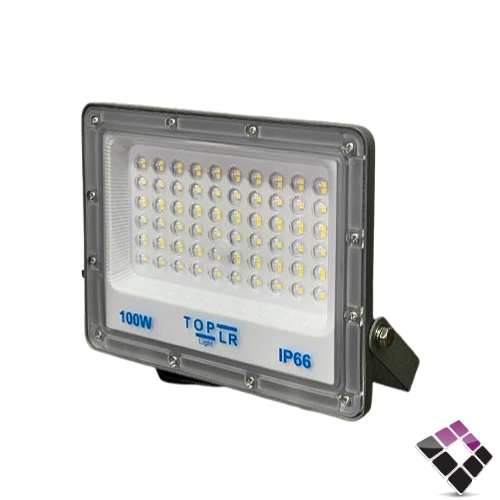 كشاف كوبس فلود LED خارجي TOPLR عدسة بروجكتر م/ فليبس SMD موديل دايمون إضاءة 6500K أبيض سطوع عالي 14000 لومن100W
