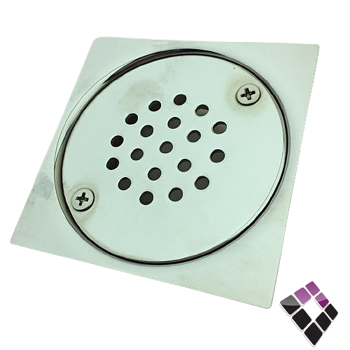 صفاية كروم إستيل رقم 304-316 ايطالى Acacia اكسيا ثقيل قطعتين + برغي على الشبك بدون غطاء 8*8...رقم الصنف (3433801)