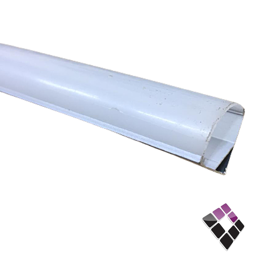 بروفايل استرب لي زينة المنيوم لطش ظاهر جداري زاوية STRIP FIXTURE نيو باور NEW POWER مقاس 1.6سم×1.6سم ×3متر رقم 117002