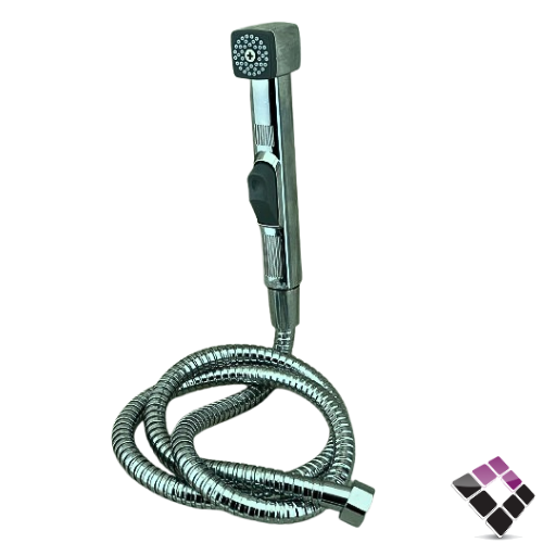 شطاف Hanza Smart الماني مربع لون كروم ضغط  وسط  لي كروم رقم 404