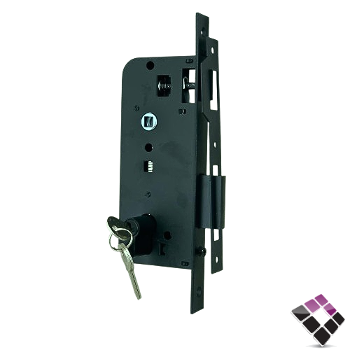 كالون باب خشب سكاب SKAB صيني لون أسود مقاس 45 ملم مع قلب سلندر مقاس 70 ملم رقم