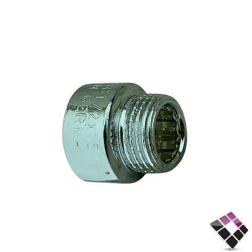 جلبة ذكر كروم HAMBURG الماني 15ملم ×1/2"