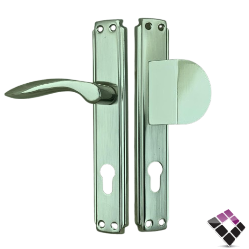 يد كالون سكاب SKAB صيني ثابت مع متحرك طويل لون فضي مطفي يسار رقم 988LEFT/SN/CP