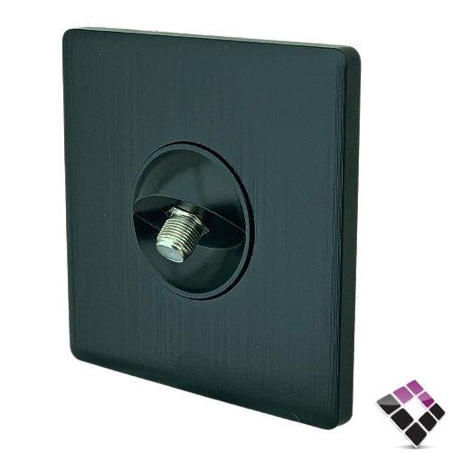 فيش دش موديل SLIM بيانو R.VISION الرائد العربي سعودي لون أسود رقم A2-B014-64