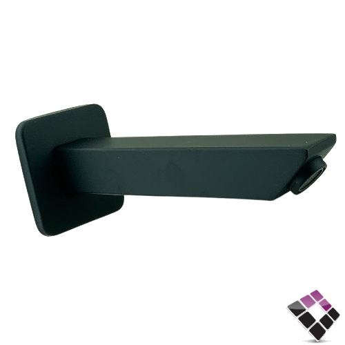 صباب ماء خلاط دش دفن مخفي 1 خط نحاس مطلي أسود  مربع 16 سم MODERN الماني رقم P1106B