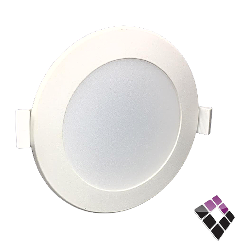 كشاف LED اسبوت داخلي ضاءة 6500Kأبيض 3"×10سم KODAK صيني شريحة SMD مثلج ترنس مدمج 9W رقم KDL-SMD-9-6500