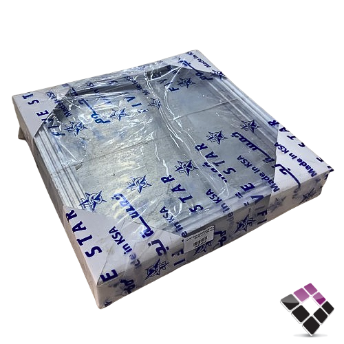 غطاء تفتيش الومنيوم بشبك خمس نجوم عمق 7 سم 40×40