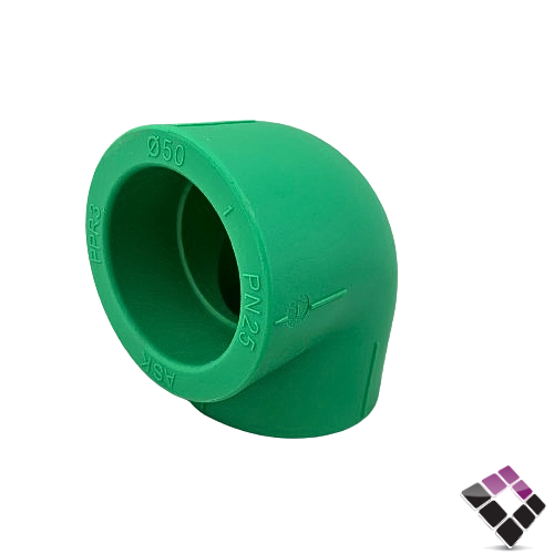 كوع زاوية سعودي  اخضر 1.1/2"   عسك *** ASK