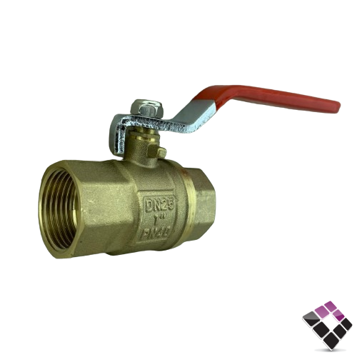 حنفية نحاس BATHROY ايطالى يد أحمر 1" رقم 2801165