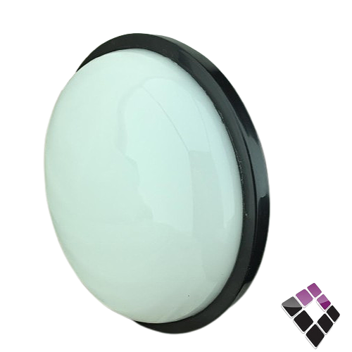 ابلك جداري دائري لطش LED سادة كبير همر HUMMER صيني جرم أسود اضاءة أبيض 20W رقم HU-2149...رقم الصنف (256224)