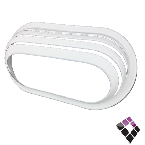 غطاء أبلك خارجي موديل رمش لون أبيض..