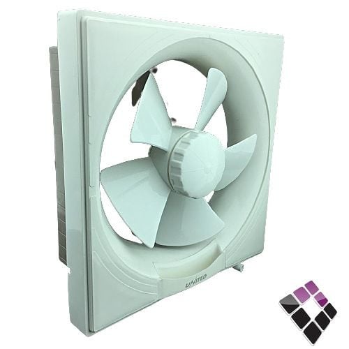 مروحة شفط بلاستيك مربعة UNITED يونايتد سعودي مقاس 30×30 سم رقم UES-25