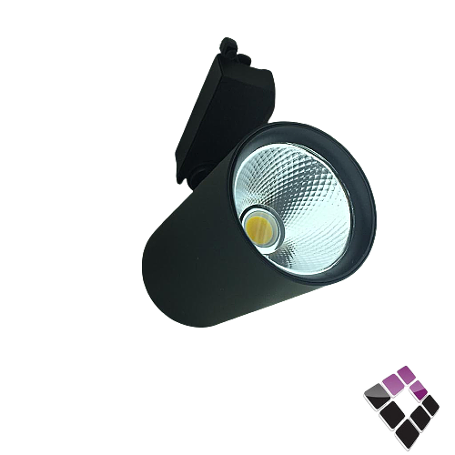 كشاف LED ترك لايت ديكور مجرى متحرك NEW POWER صيني جرم أسود إضاءة كريمي 4000K رقم 102078...رقم الصنف (2567101)