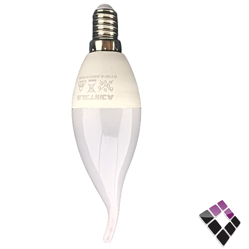 لمبة بلح  LED مثلج م / شمعة معكوف ELECTRICA صيني E14 إضاءة أصفر 5W