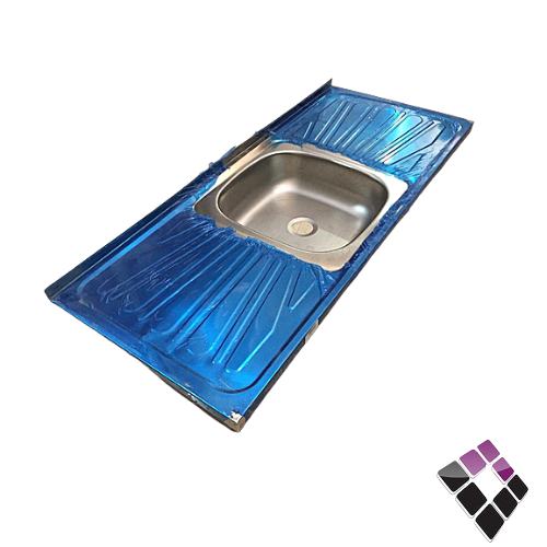 مجلى سعودي عادى حوض + رفين 1.20×50 بدون هراب