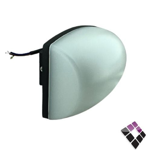 كشاف LED سور خارجي اصول التميز صيني موديل بيضاوي جرم المنيوم لون أسود إضاءة أصفر رقم BLB-9W