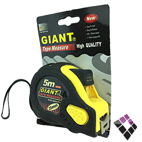 متر GIANT صينى ربل طول 5 متر ×25ملي عريض...رقم الصنف (1330516)