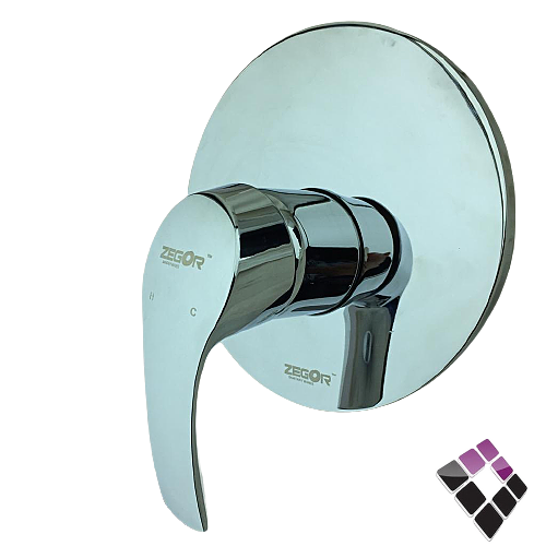 غطاء وجه خلاط مخفي ZEGR صيني1 خط مخرج واحد للماء لون كروم موديل قروهي يورو سمارت رقم WKP-C139YC