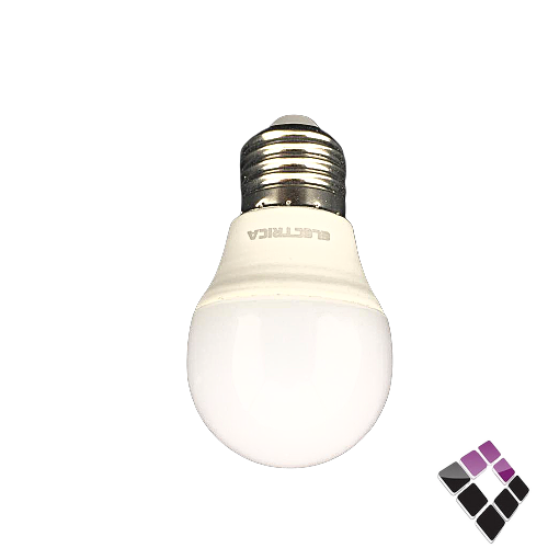 لمبة LED كروي بلاستك مثلج ELECTRICA صيني E27 حجم صغير إضاءة أبيض 5W
