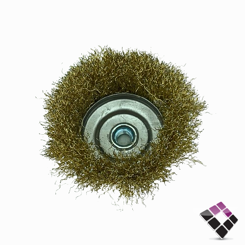 صنفرة فرشة شعر نحاس موديل كوب صيني مقاس 4"