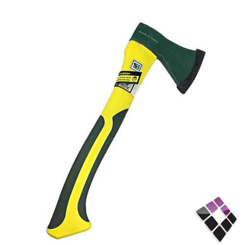 فأس مع  عصا فايبر اصفر + ربل أسود ربوع الخير صينى 500 جرام