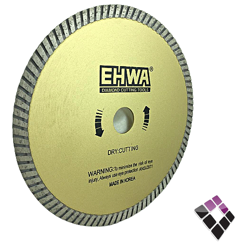 دسك صاروخ حديد قص رخام جرانيت EHWA كورى لون ذهبي 180ملم ×7"