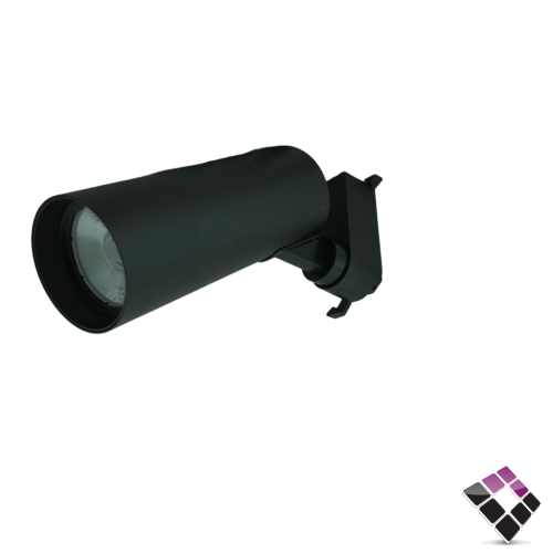 كشاف LED ترك لايت ديكور مجرى متحرك الرائد AL RAED صيني جرم أسود إضاءة 30W أصفر 3000K رقم