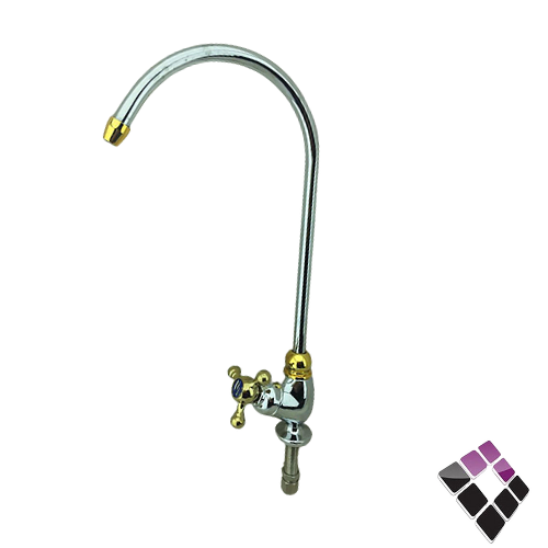 بزبوز جهاز تحليه كروم مذهب ثقيل.