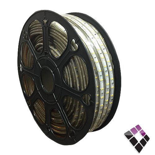 لي زينة LED نور ليد NOOR LED خطين 116 لمبة لون كريمي 4000K بالمتر 9 ملم 7.6 وات بالمتر رقم 2835