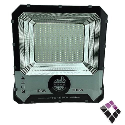 كشاف LED خارجي كوبس FLOOD الرائد العربي AL RAED سعودي اضاءه أبيض SMD نقاط 300W جديد رقم FL0902SD