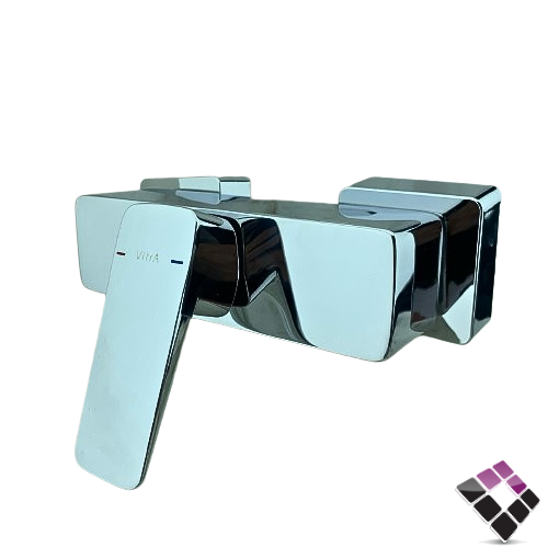 خلاط شطاف اتمتيك فيترا VitrA تركي موديل ROOT SQUARE نحاس مطلي كروم رقم VT-A42761EXP