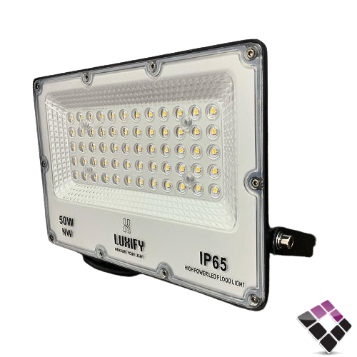 كشاف كوبس خارجي فلود LED خارجي LUXIFY نقاط SMD إضاءة 4000K كريمي 50W
